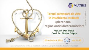 Terapii salvatoare de vieți în insuficiența cardiacă: Eplerenona - regina antialdosteronicelor! – 20 noiembrie 2025